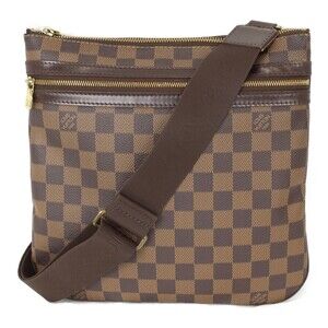 Louis Vuitton Bosphore Damier Brown Shoulder Bag classic LV
